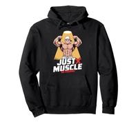 Mème animé Just Muscle No Padding Gym Sweat à Capuche