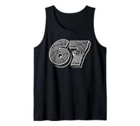 Meme Basket Six Seven 6-7 Noir Blanc drôle Débardeur