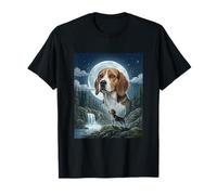 Meme Beagle Howling to The Moon Funny Dog Lover T-Shirt