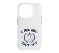 Meme Brainrot de l'Université Alpha Wolf Alpha Wolf Coque pour iPhone 14 Pro