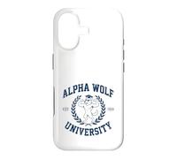 Meme Brainrot de l'Université Alpha Wolf Alpha Wolf Coque pour iPhone 17