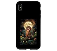 Mème câlin Mignon bébé Singe nommé Punch Peluche câlin Coque pour iPhone XS Max