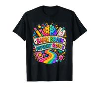 Même Cerveau Itinéraire différent Neurodiversité Acceptation Esprit T-Shirt Graphique avec Valeur