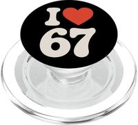 Meme Classic 67 - J'adore Six Seven PopSockets PopGrip pour MagSafe