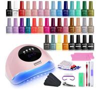 Même couleur flacon de 32 couleurs Vernis à ongles gel avec UV V à tremper Base Top Matte Coat Manucure Salon Maison DIY