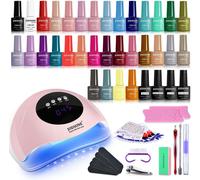 Même Couleur Flacon De 32 Couleurs Vernis À Ongles Gel Avec Uv V À Tremper Base Top Matte Coat Manucure Salon Maison Diy