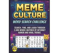 Meme Culture Word Search Challenge for Teens & Adults: Search, Find, and Laugh Through 2,000 Words Inspired by Internet Humor and Viral Trends 8.5" ... relief word games for teens adults seniors
