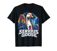 Meme d'affaires drôle et sérieux en Forme de Bootleg en Forme d'oie T-Shirt Graphique avec Valeur