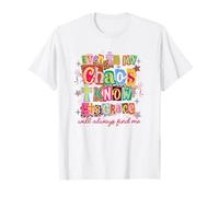 Même dans Mon Chaos, Art de Collage de la Foi chrétienne de Sa Grâce T-Shirt