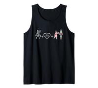 Mème de Ballet de Noël Amusant Peace, Love + Nutcracker Squad Débardeur