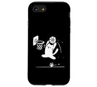 Mème de Basket-Ball Funny Cat Slam Dunk Retro Sports Coque pour iPhone SE (2020) / 7/8