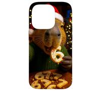 Meme de Biscuits de Noël ironique Funny 67 Capybara Six Seven Coque pour iPhone 14 Pro