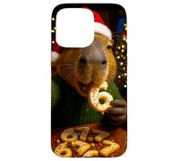 Meme de Biscuits de Noël ironique Funny 67 Capybara Six Seven Coque pour iPhone 15 Pro Max