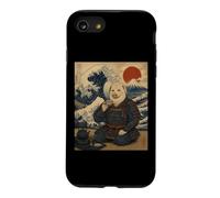 Meme de cérémonie du thé Ukiyo-e, Guerrier Japonais John Pork Samurai Coque pour iPhone SE (2020) / 7/8
