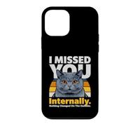 Mème de Chat drôle en Interne : « Je t'ai manqué » Coque pour iPhone 12 Mini