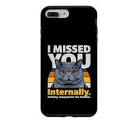 Mème de Chat drôle en Interne : « Je t'ai manqué » Coque pour iPhone 7 Plus/8 Plus