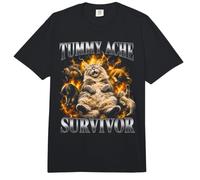 Meme de Chat drôle pour survivant d'un Mal de Ventre Comfort Colors Adult Heavyweight T-Shirt