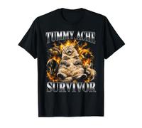 Meme de Chat drôle pour survivant d'un Mal de Ventre T-Shirt