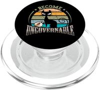 Mème de Chat Noir drôle Devient ingouvernable, Faites ce Que PopSockets PopGrip pour MagSafe