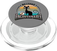 Mème de Chat Noir drôle Devient ingouvernable, Faites ce Que PopSockets PopGrip pour MagSafe