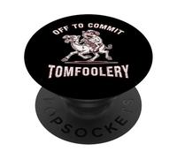 Mème de Grenouille de Cow-Boy Amusant Off to Commit PopSockets PopGrip Adhésif