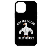 Meme de Gym Funny Angry Goose Who You Calling Silly Goose Coque pour iPhone 12 Mini