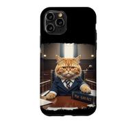 Meme de Justice drôle d'étudiant en Droit au Tribunal Cat Lawyer Coque pour iPhone 11 Pro