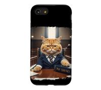 Meme de Justice drôle d'étudiant en Droit au Tribunal Cat Lawyer Coque pour iPhone SE (2020) / 7/8