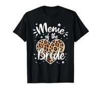 Mème de la mariée Que J'Ai aimée, Son Premier Joli cœur de léopard T-Shirt