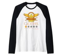 Meme de l'histoire Romaine Antique - Goths - SPQR Rome Tardif médiéval Manche Raglan