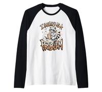 Meme de Raton Laveur drôle Que j'identifie comme Un Sarcasme problématique Manche Raglan