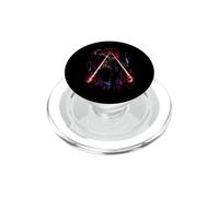 Mème de Salle de Sport Jacked Alpha Wolf Kaiju City Rampage PopSockets PopGrip pour MagSafe