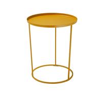 MEME DESIGN table basse COSTANCE PLATEAU (Jaune Maya - Métal)