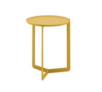 MEME DESIGN table basse pour extérieur ROUND 1 OUTDOOR (Jaune Maya - Métal)