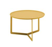 MEME DESIGN table basse ROUND 2 (Jaune Maya - Métal)
