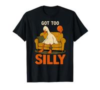 Mème drôle d'assignation à résidence Got Too Silly Goose on The Loose T-Shirt Graphique avec Valeur