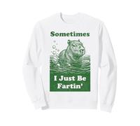 Mème drôle de bébé Capybara Qui pète Parfois, Je suis Juste en Train de péter Sweatshirt