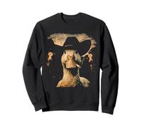 Meme drôle de Canard Cow-Boy fumant Une Cigarette Sweatshirt