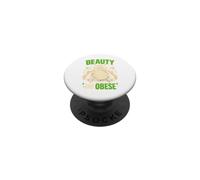 Mème drôle de Chonky Cat, beauté et obésité PopSockets PopGrip Adhésif