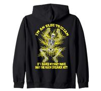 Mème drôle d'électricien Danse sans Musique Monteur de Ligne Sweat à Capuche