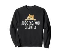 Mème drôle Disant de Vous Juger en Silence Sweatshirt