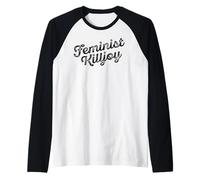 Mème drôle féministe Killjoy Smash The Patriarchy Manche Raglan