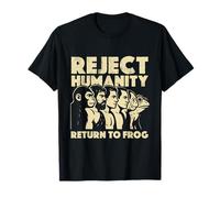 Meme Drôle Grenouille Jaune Retournez à l'État de Grenouille T-Shirt
