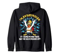 Mème électricien drôle Danse sans Musique Lineman Poulet Sweat à Capuche