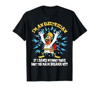 Mème électricien drôle Danse sans Musique Lineman Poulet T-Shirt