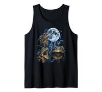 Meme Funny Frog Cursed Toad Moonlight Ribbit Moon Howling Débardeur