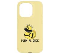 Mème Funny Punk Duck Punk AF Mohawk Coque pour iPhone 15 Pro