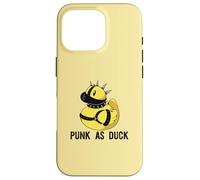 Mème Funny Punk Duck Punk AF Mohawk Coque pour iPhone 16 Pro