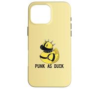 Mème Funny Punk Duck Punk AF Mohawk Coque pour iPhone 16 Pro Max