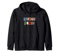 Mème Giving Grace Funny Vintage Ransom Note Gen-Z Sweat à Capuche
